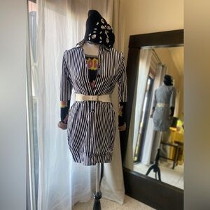 🌟🚀 Vintage Red Planet Mini Dress - Bold & Timeless!